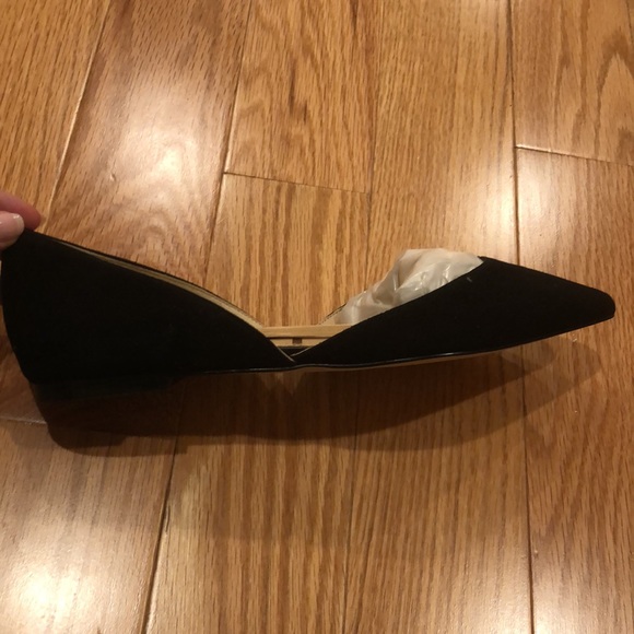 Sam Edelman black suede Rodney d’Orsay flats, size 7.5 wide - Picture 7 of 8